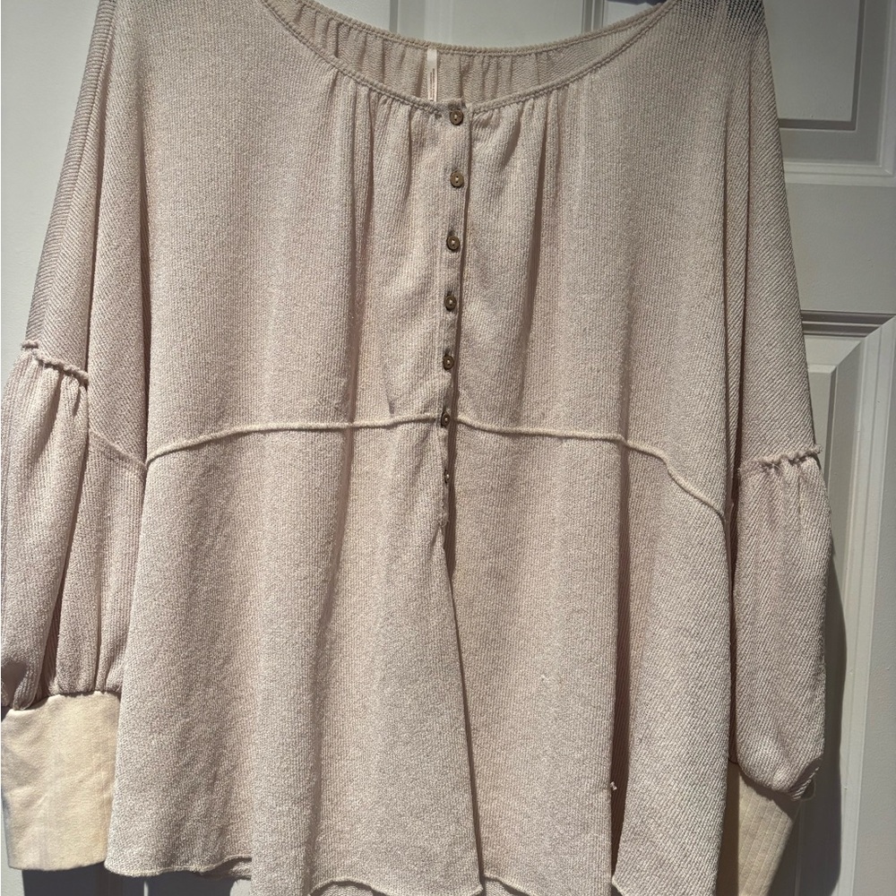 Free People Cream Women's Top